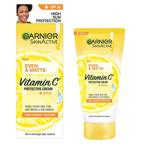 Garnier Even And Matte Vitamin C Protective Cream Spf30 50ml Kenya