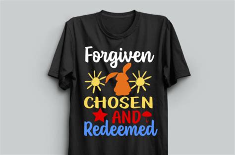 Forgiven Chosen And Redeemed Easter Graphic By Kit Craft Creative