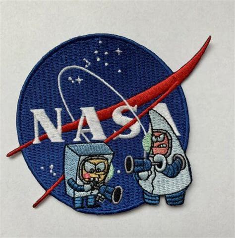 Spongebob Squarepants Nasa Space Morale Collectible Iron On Sew