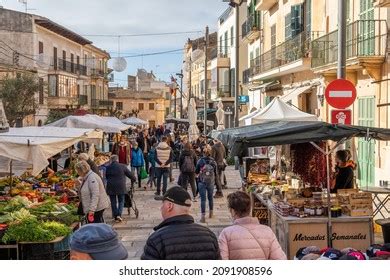 Christmas Stalls Mallorca Images Stock Photos D Objects