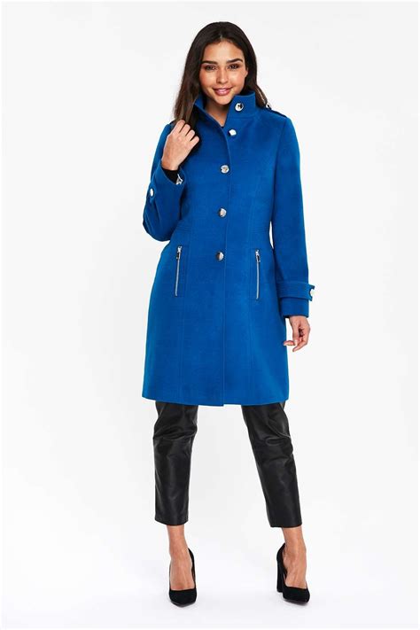 Cobalt Crush Go Bold In A Statement Blue Coat Wallis Blue Faux Wool