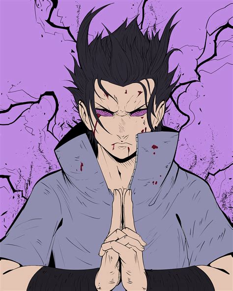 Fanart - Sasuke Uchiha Rinnegan (Naruto) on Behance