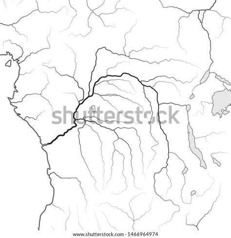 World Map Congo River Basin Equatorial Stock Vector (Royalty Free ...