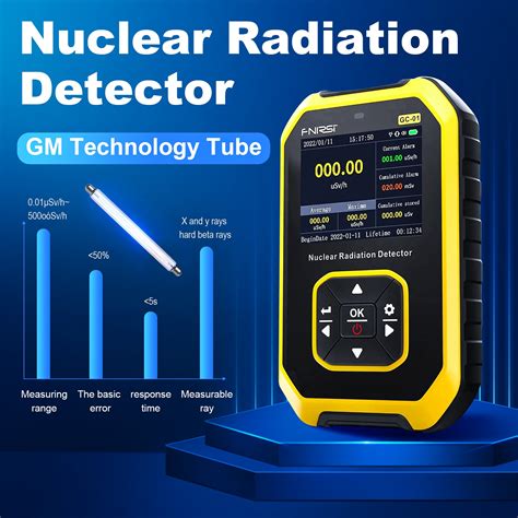 GC01 Geiger Contador Detector De Radiaci N Nuclear M Rmol Profesional