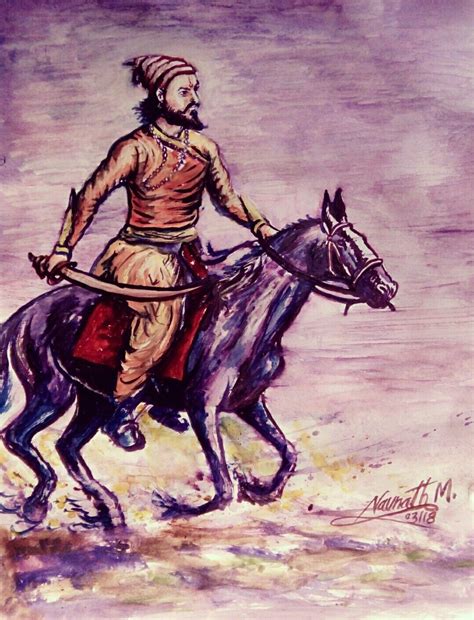 || Chhatrapati Shivaji Maharaj || Color Sketch