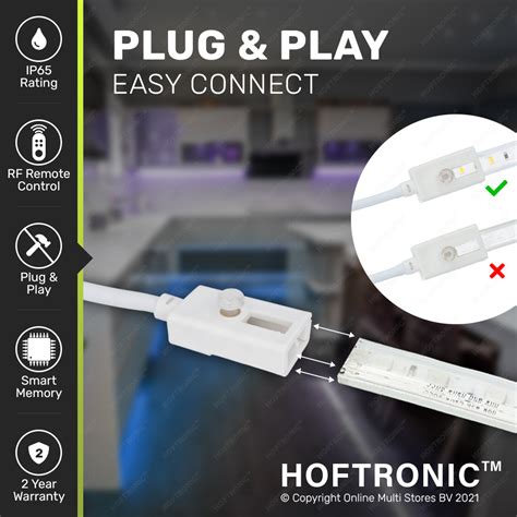 Dimmer Rgb Led Strip Plug Play Incl Rf Remote Control