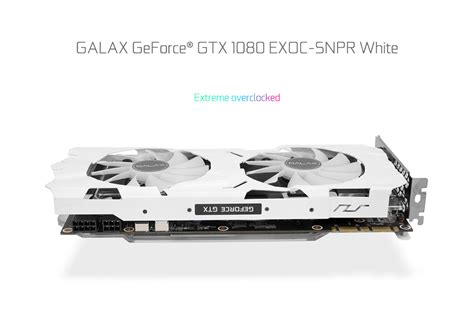 Galax Geforce® Gtx 1080 Exoc Snpr White Graphics Card