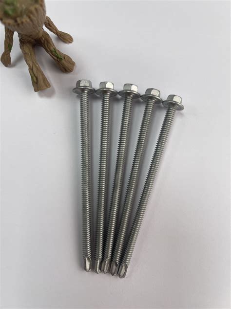 Size 5 5 90 Building Roofing Tek Screws With Rubber Washers Tornillos