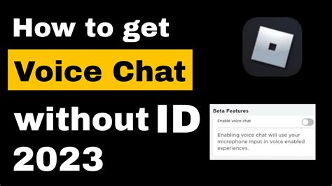 How To Get Voice Chat On Roblox Without Id Vc On Roblox 2023 Without