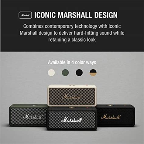 Marshall Emberton Portable Bluetooth Speaker