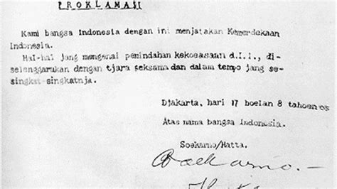 Tanda Tangan Soekarno Hatta – Sketsa