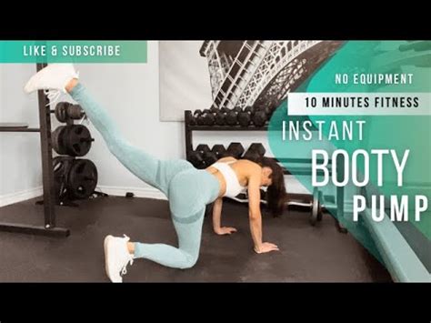 Instant Booty Pump Min Workout No Equipment At Home Homeworkout