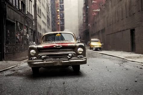 Street Photography By Saul Leiter In A Narrow New Stable Diffusion