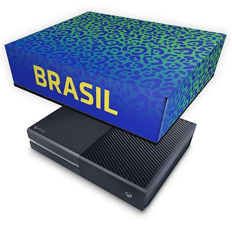 Xbox One Fat Capa Anti Poeira Brasil Pop Arte Skins