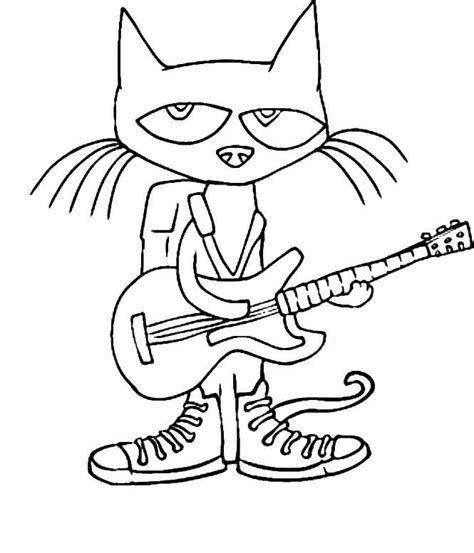 Coloriage Guitare Électrique télécharger et imprimer gratuit sur