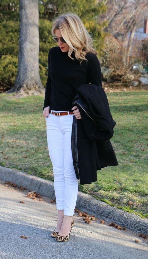 Pin By Sglegarreta On Moda How To Wear White Jeans White Jeans Fall