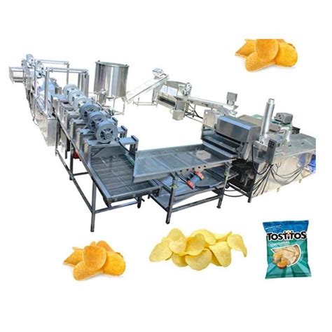 Heat And Control Potato Chips Line Automatic Chips Making Machine And