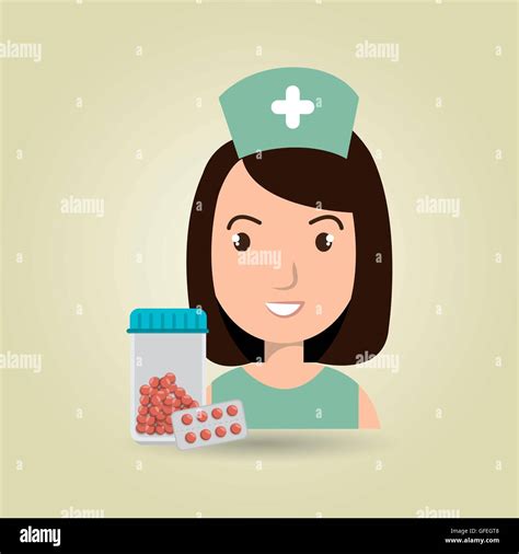 nurse medical uniform woman Stock Vector Image & Art - Alamy