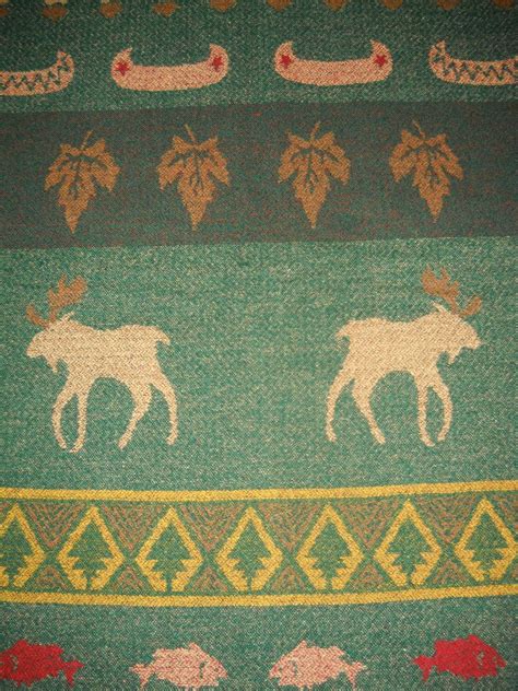 Pendleton Wool Fabric Unusual Pattern Cabin Decor Forest Etsy Cabin