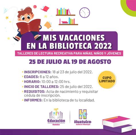 ¡mis Vacaciones En La Biblioteca