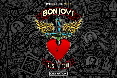 Bon Jovi 2022 Tour Poster