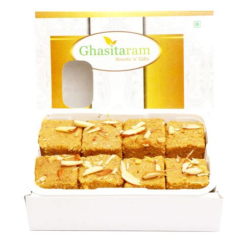 Ghasitaram Gifts Nani S Special Besan Barfi 200 GMS Gift For Diwali