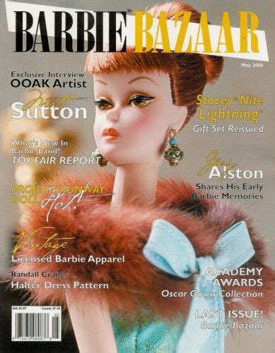 Barbie Bazaar Magazine Was Published From 1988 2006 Their Last Issue Was The April May 2006