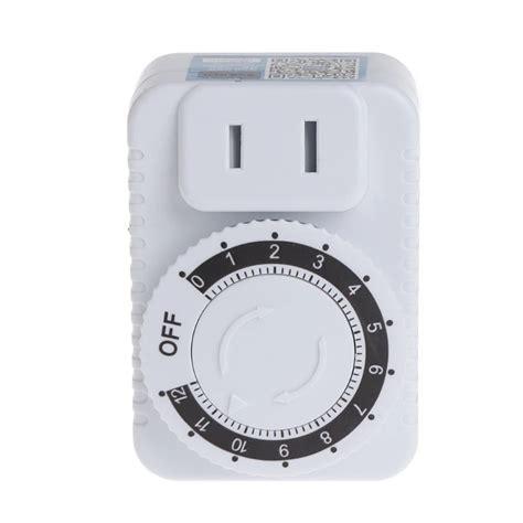 Ac 220v 12 Hour Electrical Mechanical Timer Wall Plug Switch Digital