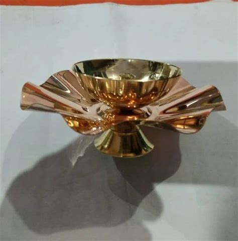 Round Diwali Brass Designer Diya At Rs 175 In Mumbai Id 19858693948