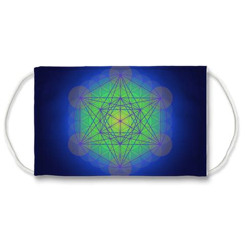 Spiritual Face Mask Sacred Geometry Mask Flower Of Life Etsy