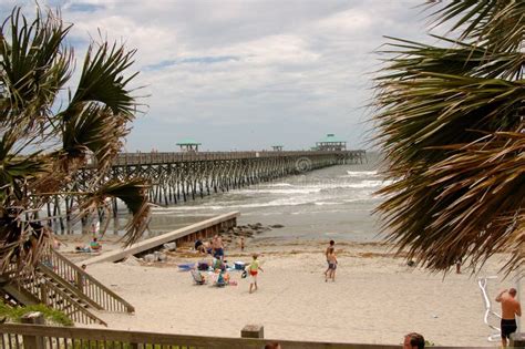 Folly Beach At Charleston, SC Stock Images - Image: 1055614