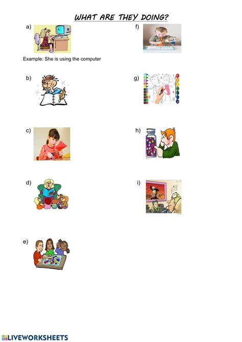 Classroom activities interactive worksheet | Live Worksheets