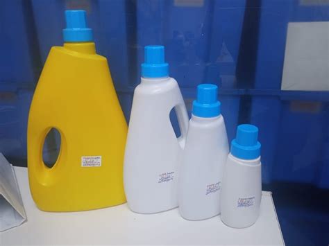 Screw Cap Round Ml Hdpe Liquid Detergent Bottle For