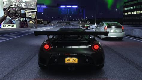 Lotus Evora Gt Cutting Up Through Traffic Team No Hesi Assetto