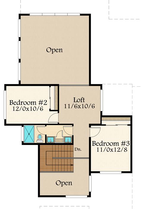 Open Two Story Floor Plans