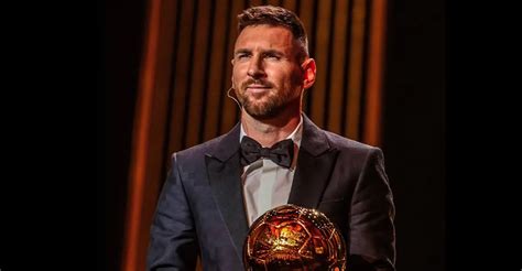 Messi gana el octavo balón de oro de su carrera