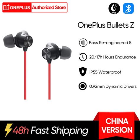 Oneplus Bullets Wireless Z Earphones Bass Edition In Ear Earphone