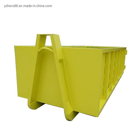 10m Stack Able Recycling Hook Lift Bin Waste Hook Bin China Roll Off