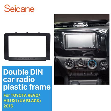 Seicane173 98MM Doble Din Para 2015 Toyota Revo Hilux Radio De Coche