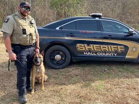 Hall County Sheriffs Deputy Graduates K9 Training Scho