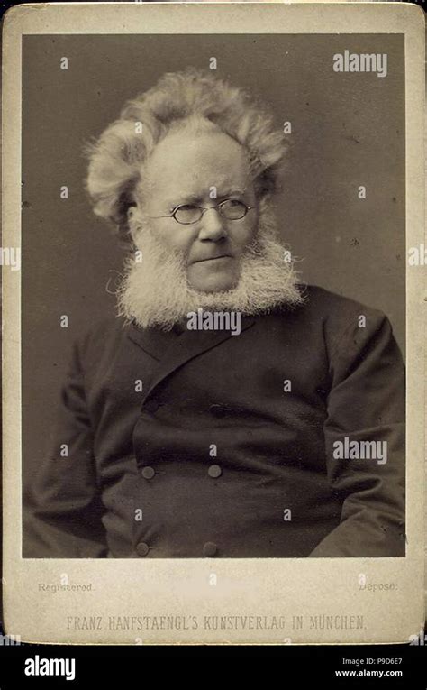 Portrait of Henrik Ibsen (1828-1906). Museum: PRIVATE COLLECTION Stock ...