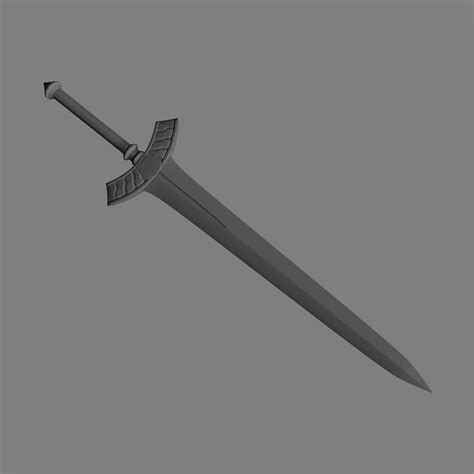 3d File Roche Soldier 3rd Class Sword Final Fantasy 7 Ff7・model To