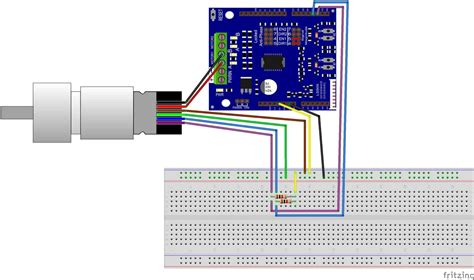 Arduino + 2A Motor Shield + Encoder Motor