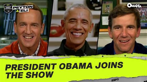 Best Of President Barack Obama On The ManningCast Week 7 MNF With