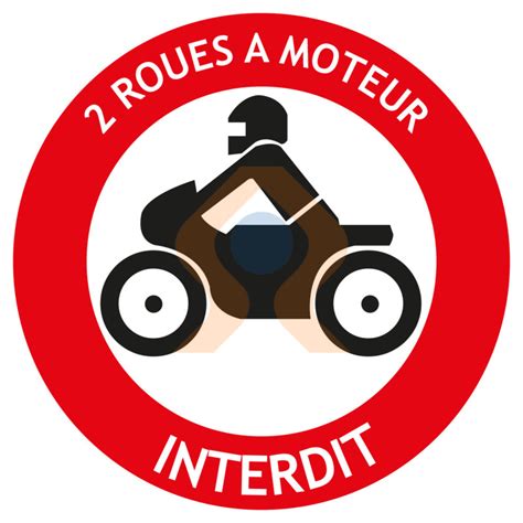 Sticker Autocollant Stationnement Roues Interdit 20cm