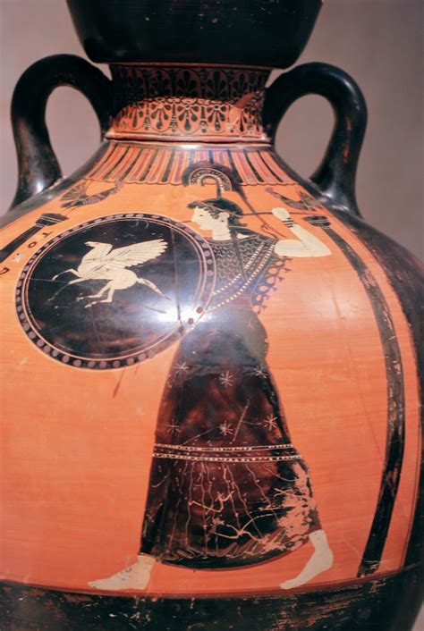 Terracotta Panathenaic Prize Amphora Greek Attic Black F Flickr