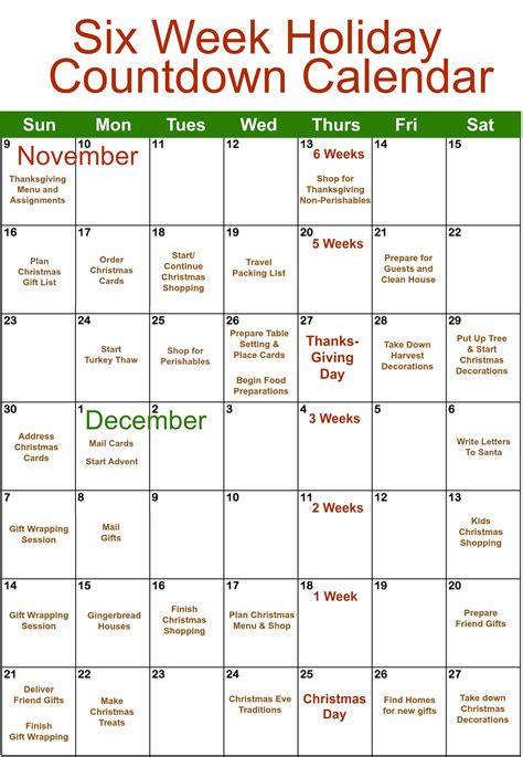 dentrodabiblia: 6 week calendar