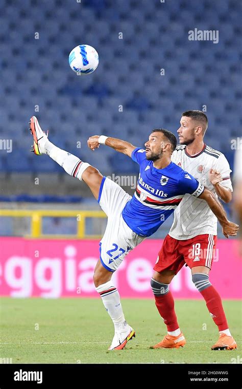 Foto Tano Pecoraro Lapresse Agosto Genova Italia Sport Calcio