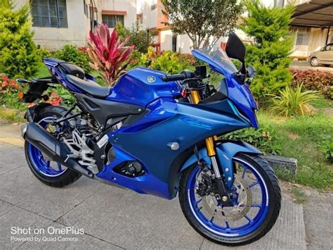 Used Yamaha Yzf R V Racing Blue Model Pid Bike For