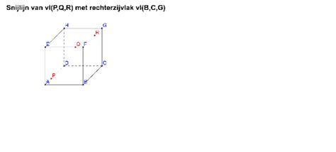 Snijlijn Van Twee Vlakken Vrije Oefening 3 GeoGebra